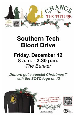 December 12th Blood Drive flyer